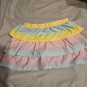 Rainbow color sz 5 skort lightly worn